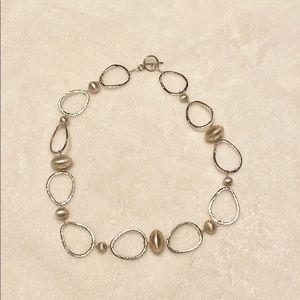 NWOT Link and Bead Necklace